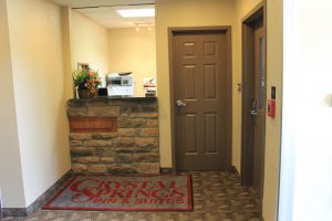 reception desk at Crystal Springs Inn & Suites Towanda, PA